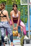 Georgina Rodriguez in Tights and Sports Bra -14 GotCeleb